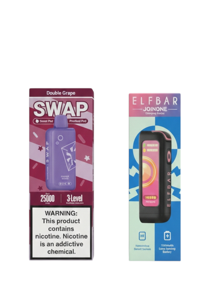 Elfbar Swap 25k Puff Double Grape (Full Kit)