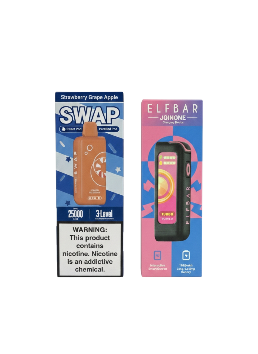 Elfbar Swap 25k Puff Strawberry Grape Apple (full Kit)