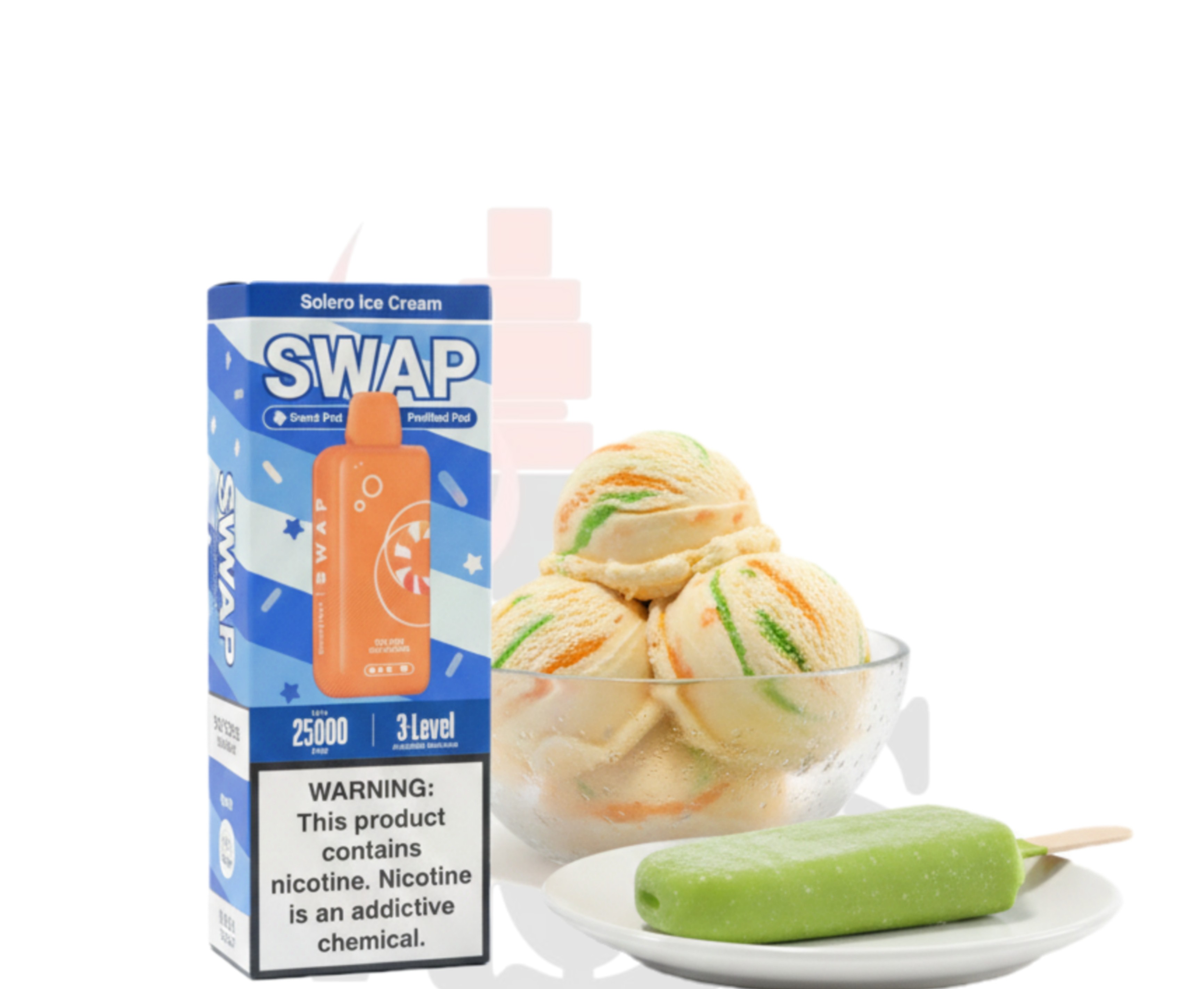 Elfbar Swap Cartage Solero ice Cream 25k puffs